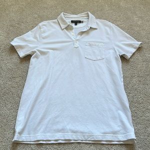 Banana Republic White Polo